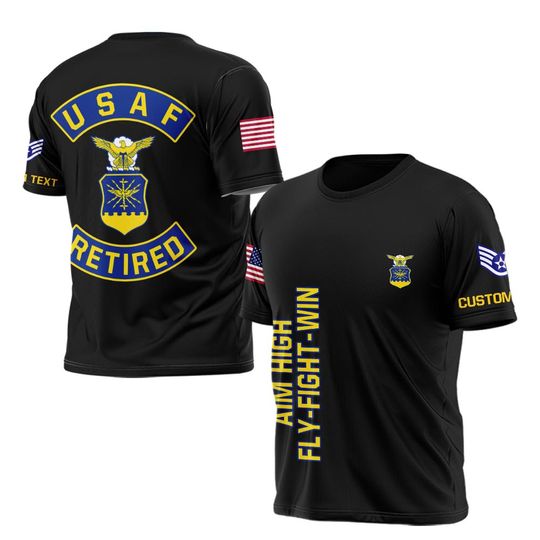 Customized US Air Force Retired