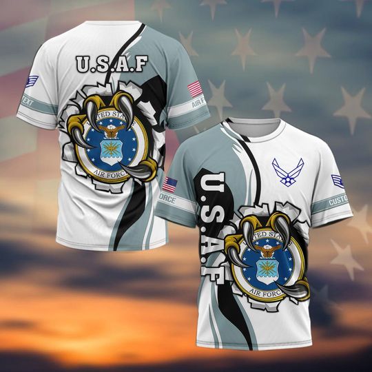 Customized US Air Force 3D shirt