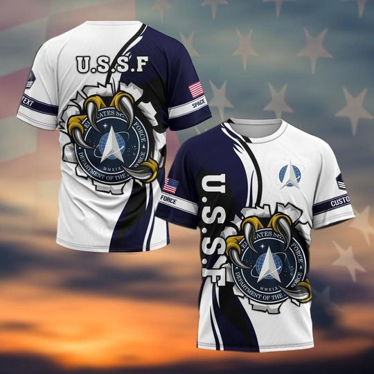 Customized US Space Force 3D shirt