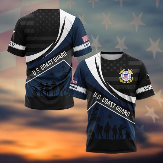 Customized US Coast Guard 3D Shirt