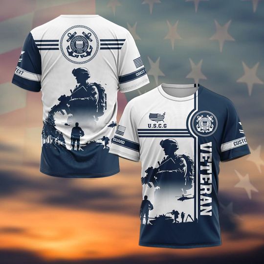 Customized US Coast Guard 3D Shirt