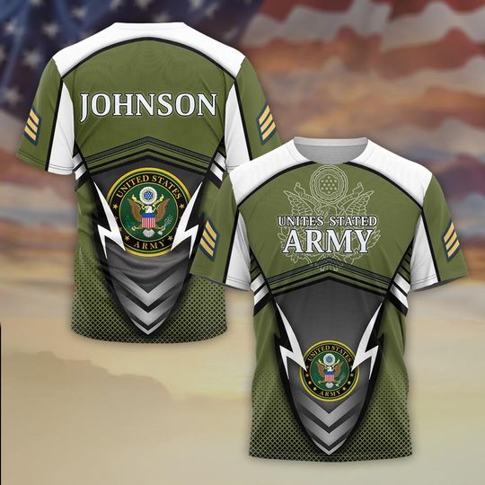 Military Power: United in Service, Proud in Action 3D shirt