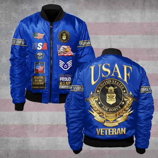 United States Air Force Veteran Commemorative Bomber Jacket