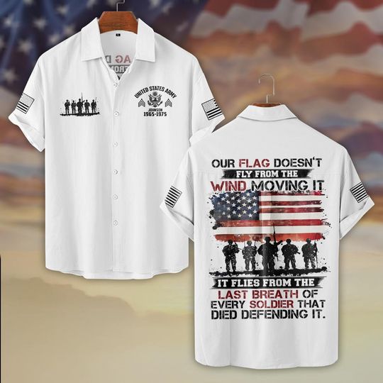 Customized US Veteran Last Breath of Freedom: We Don’t Know Them All But We Owe Them All Hawaiian Shirt