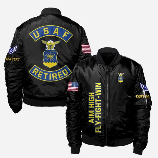Customized US Air Force Retired Bomber Jacket