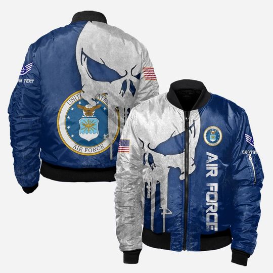 Customized U.S. Air Force 3D Bomber Jacket