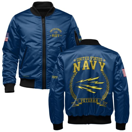 Customized US Navy Ratings Bomber Jacket