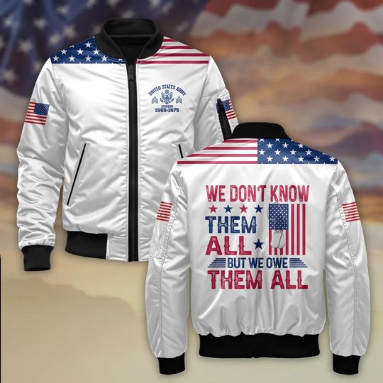 Customized Memorial Day We Don’t Know Them All But We Owe Them All - Bomber Jacket