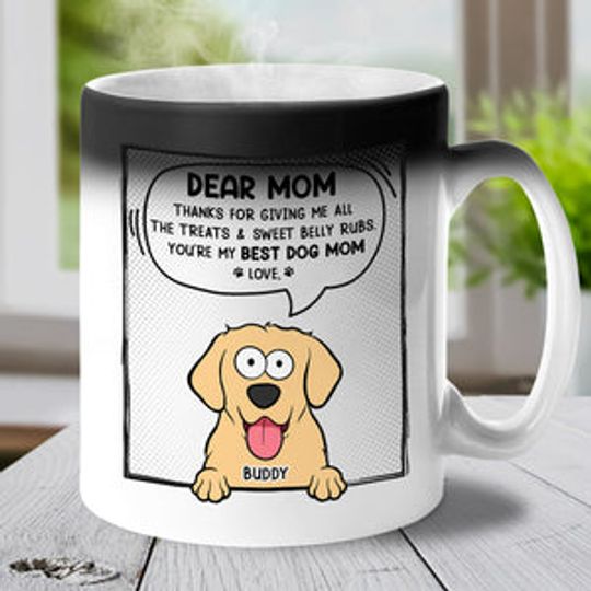 Thanks For Picking Up Our Poop - Dog Personalized Custom Color Changing Mug