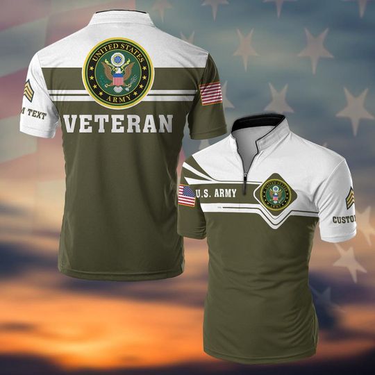 Customized US Army Veteran Shirt