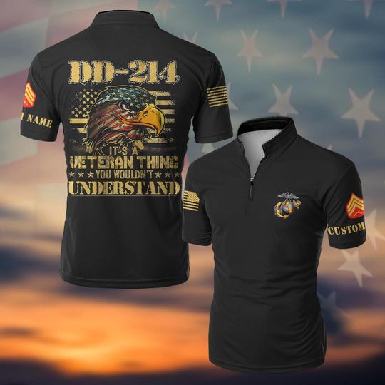Customized DD-214 Veteran Shirt