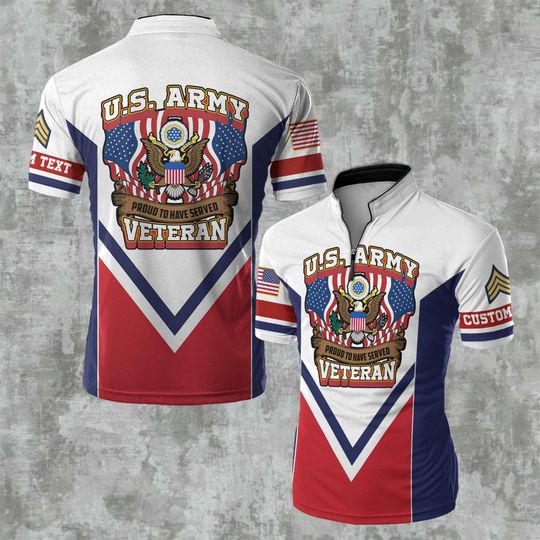 Customized U.S. Veteran Bowling Jersey