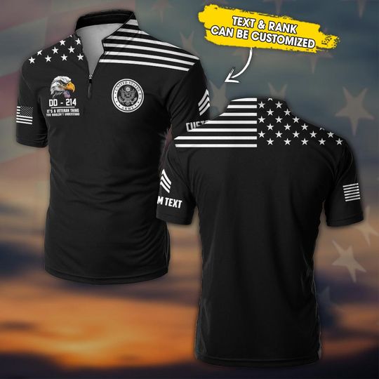 Customized DD-214 Bowling Jersey It’s A Veteran Thing