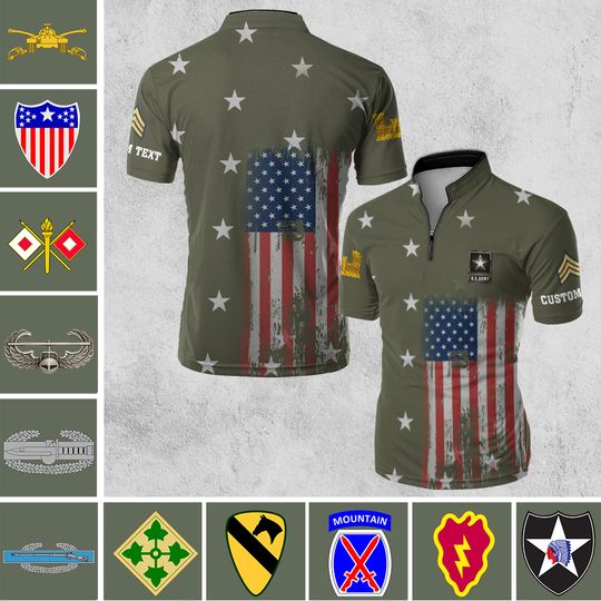Customized Army Veteran Shirt