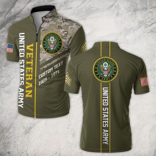 Customized US Veteran Camouflage Bowling Jersey