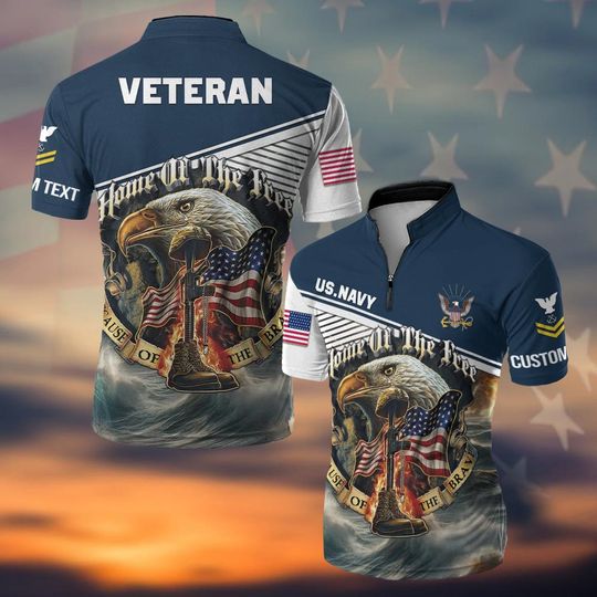 Customized US Navy Veteran Bowling Jersey