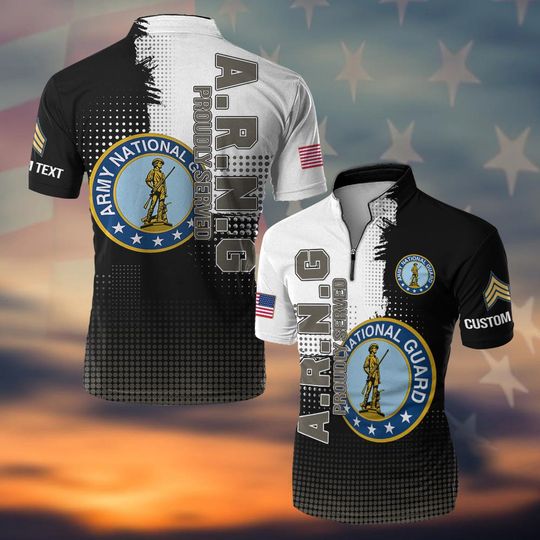 Customized US Army National Guard Veteran Shirt