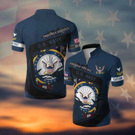 Customized US Navy Veteran Shirt