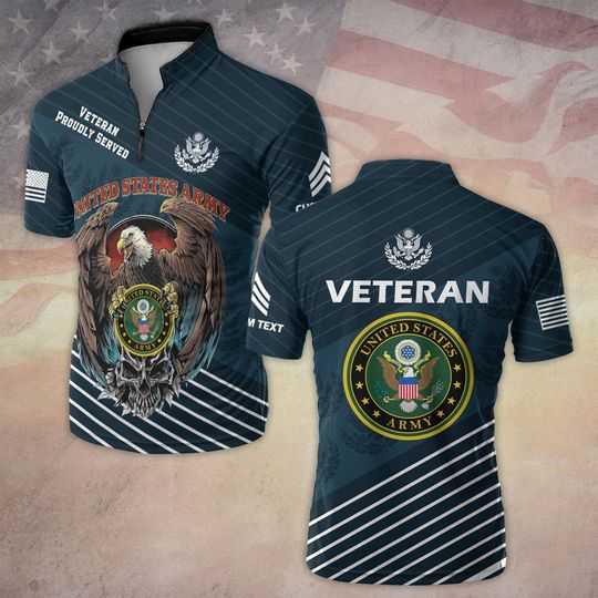 Custom U.S. Veteran Bowling Jersey