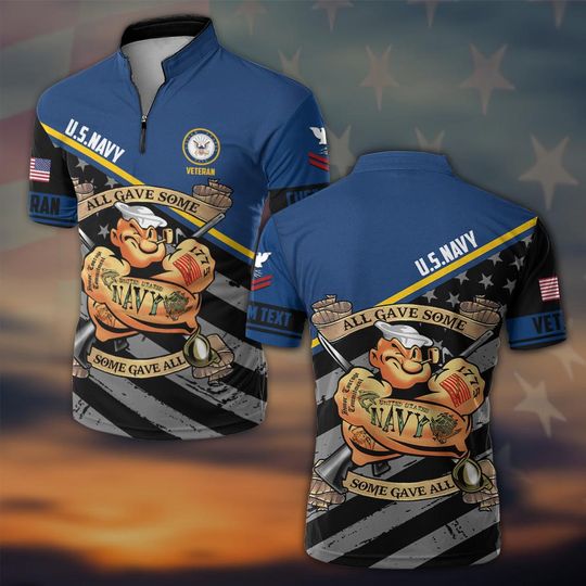 Customized US Military Proudly Served Bowling Jersey