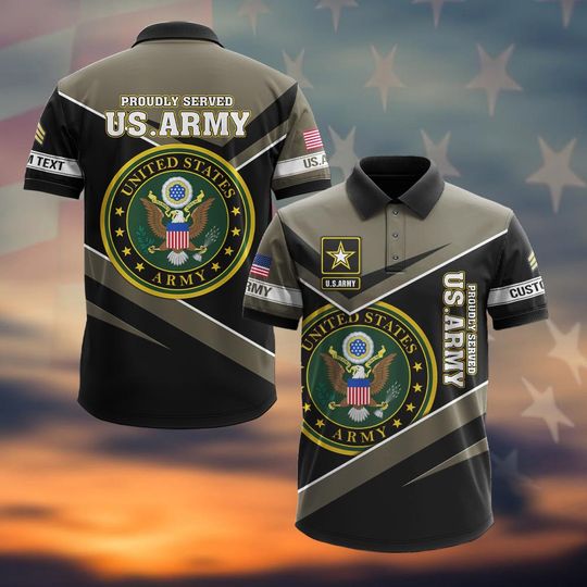 Customized US Military Polo Shirt
