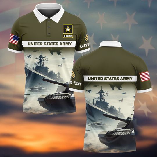Customized Veteran Polo Shirt