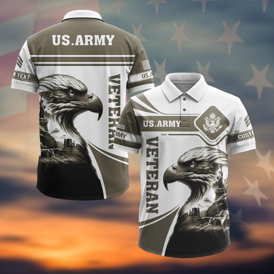Customized US Military Polo Shirt