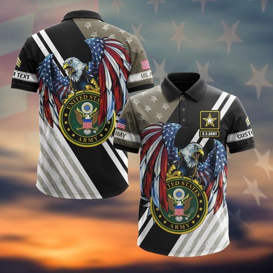 Customized US Military Polo Shirt