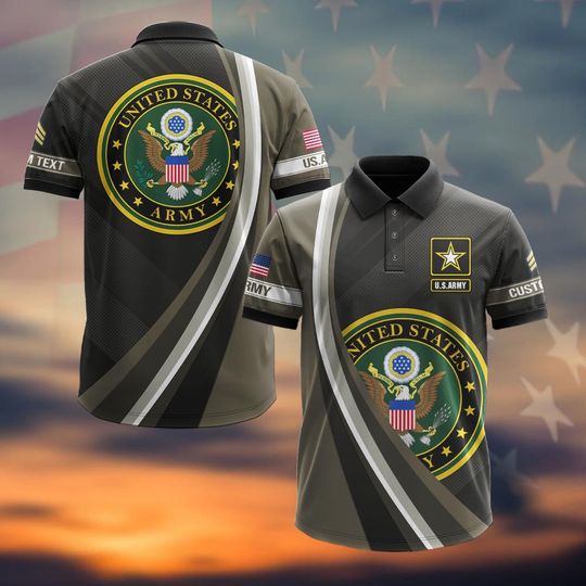 Customized US Military Polo Shirt