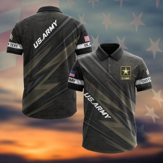 Customized US Military Polo Shirt