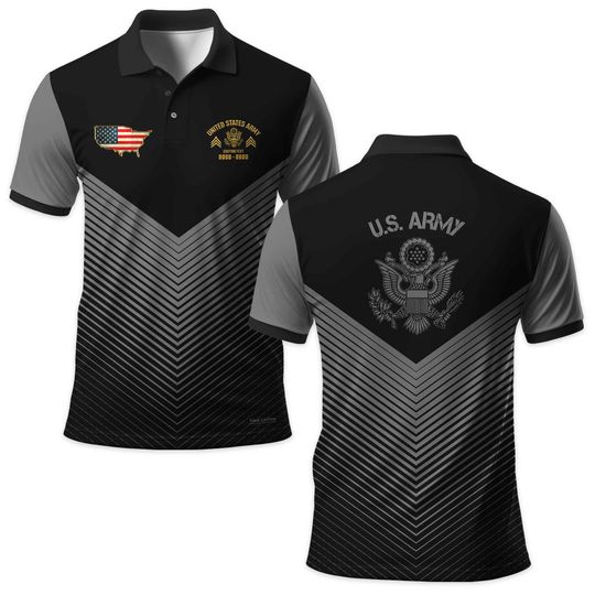 Customized US Military Valor Performance Polo