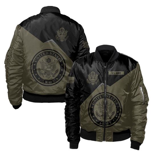 Customized U.S. Army Apparel Bomber Jacket