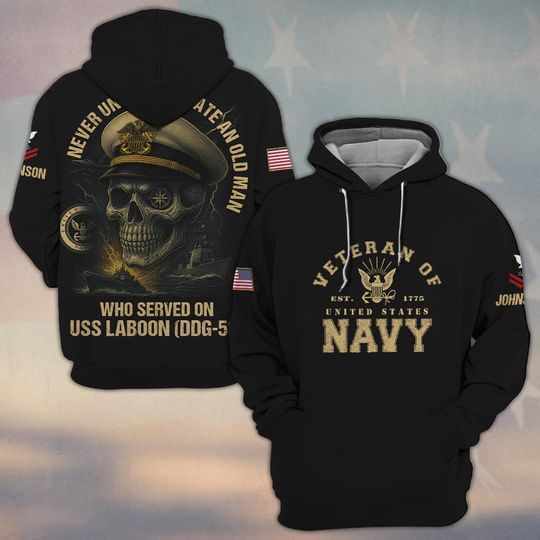 Customized United States Navy 3D Hoodie