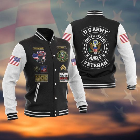 Customized US Army Veteran Jacket