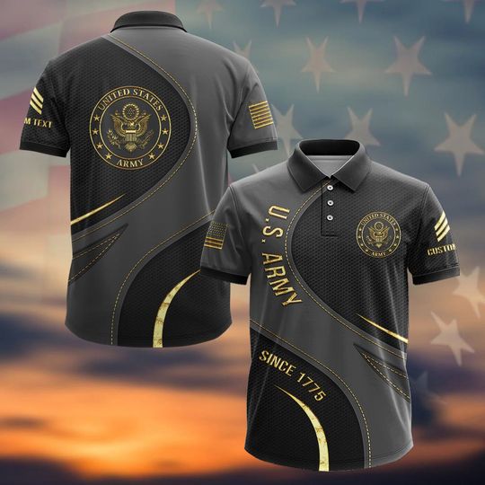 Customized US Military Polo Shirt