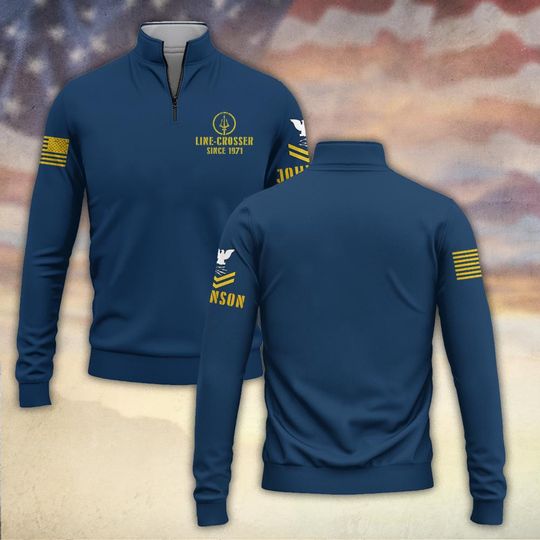 US Navy Shellback Crossing The Line Ancient Order Of The Deep Zip Neck Sweater