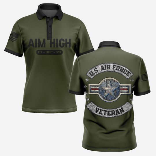 Personalized Air Force Veteran – Polo Shirt