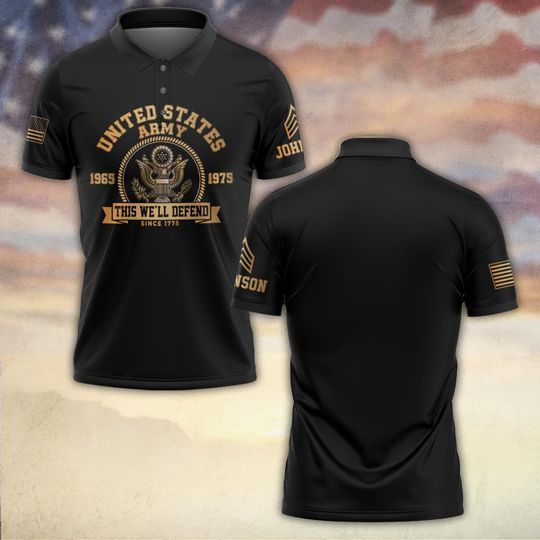 U.S Veteran Proudly Served Polo Shirt