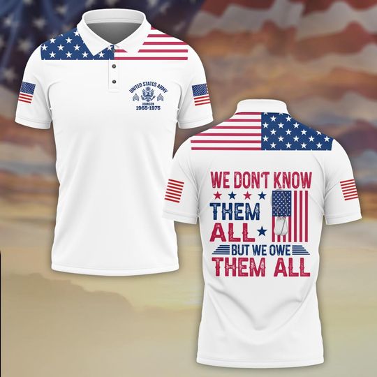 Customized Memorial Day We Don’t Know Them All But We Owe Them All Polo Shirt