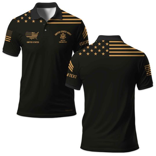 Customized U.S Veteran Polo Shirt