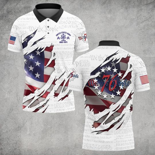 Happy Independence Day We The Peolple Polo Shirt