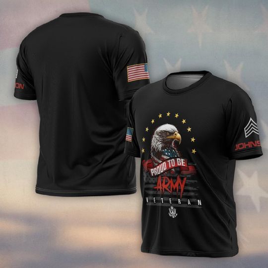 Proud To Be Veteran 3D Shirt