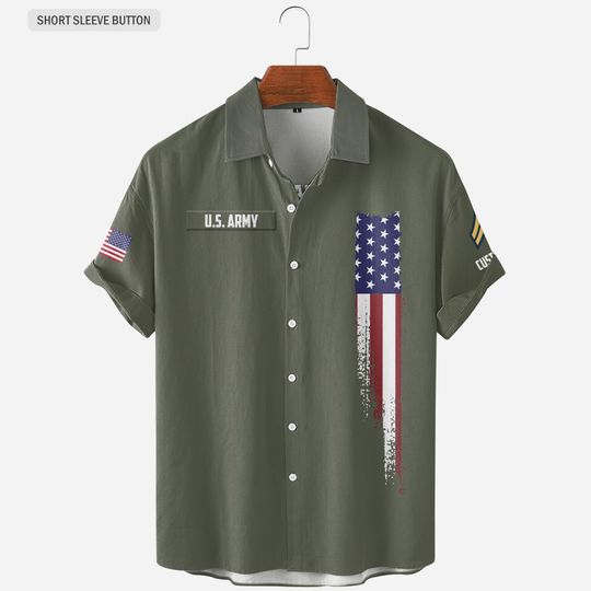 Customized Army MOS – Son Of America Hawaiian Shirt