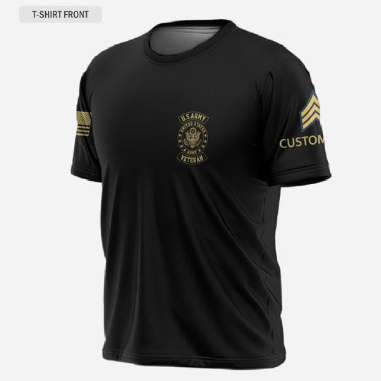 Customized U.S. Military Veteran 3D Shirts