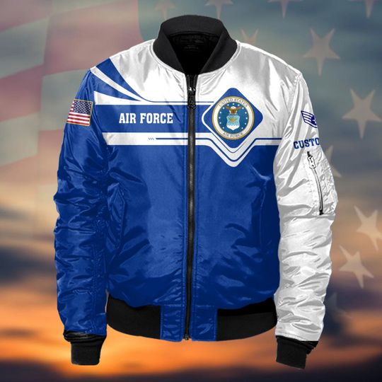 Customized U.S Air Force Veteran Bomber Jacket