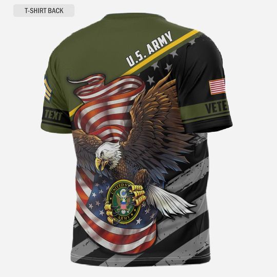 Cusomized Army Branches 3D Shirt