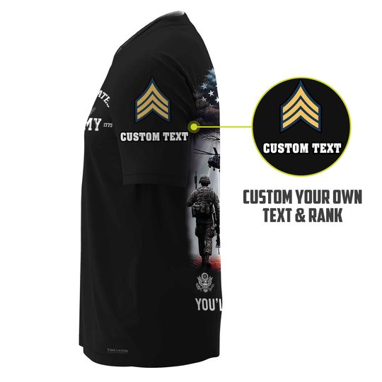 Veteran Custom T-shirt x “You’ll never walk alone” Apparel Shirts