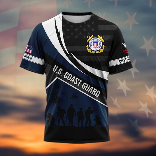 Customized US Coast Guard 3D Shirt