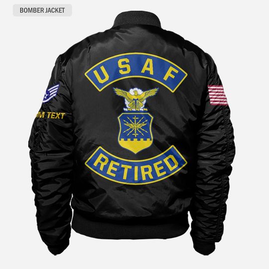 Customized US Air Force Retired Bomber Jacket