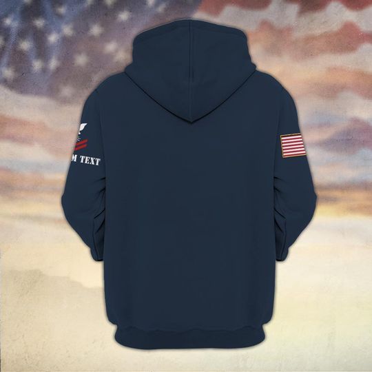 Customized US Navy 250 Years Pride 3D Hoodie